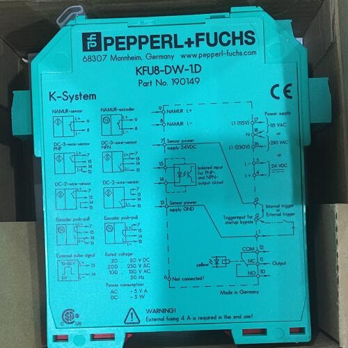 KFD2-SH-EX1.T.OP P+F隔離式安全柵技術參數